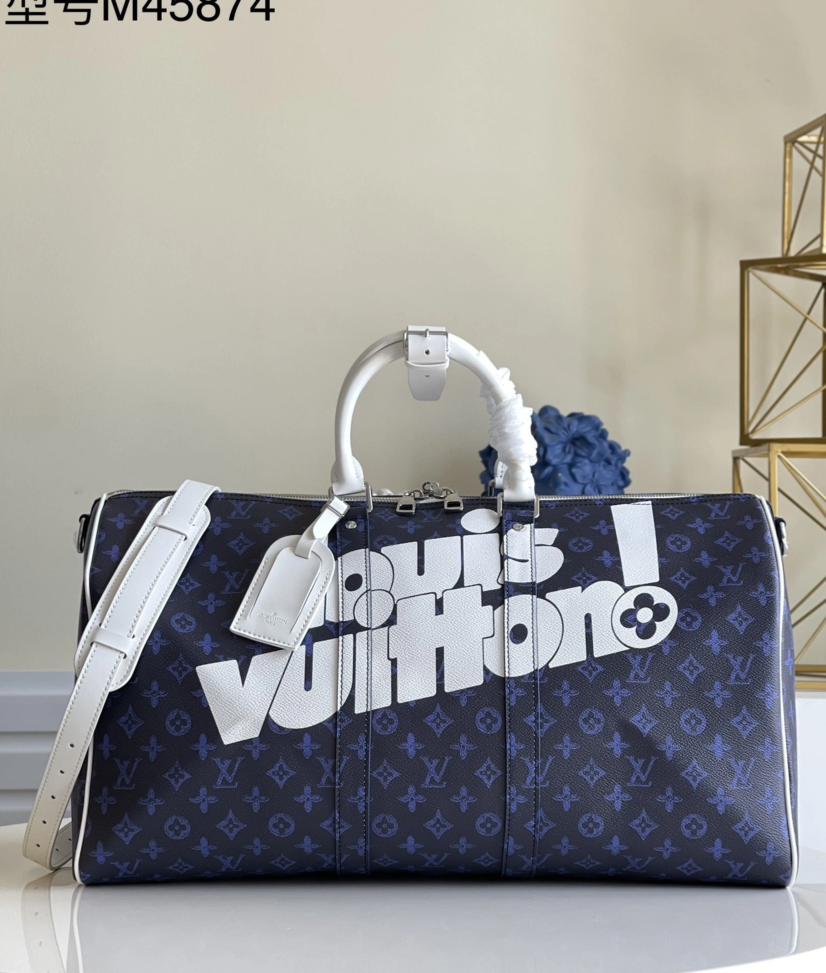 WIS KEEPALL BANDOULIERE LOUIS VUITTON 55 0201